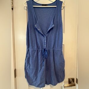 Blue Sleeveless Jumpsuit